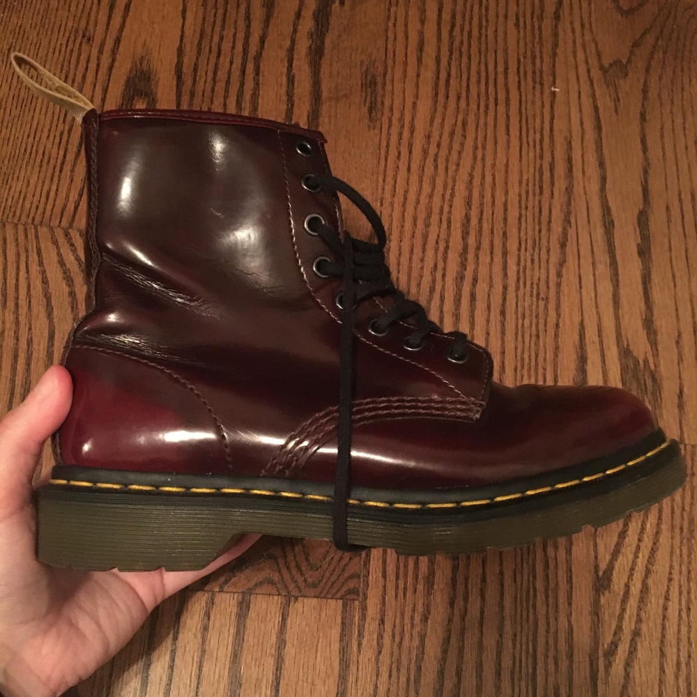 Dr. Martens Vegan 1460 Cherry Red